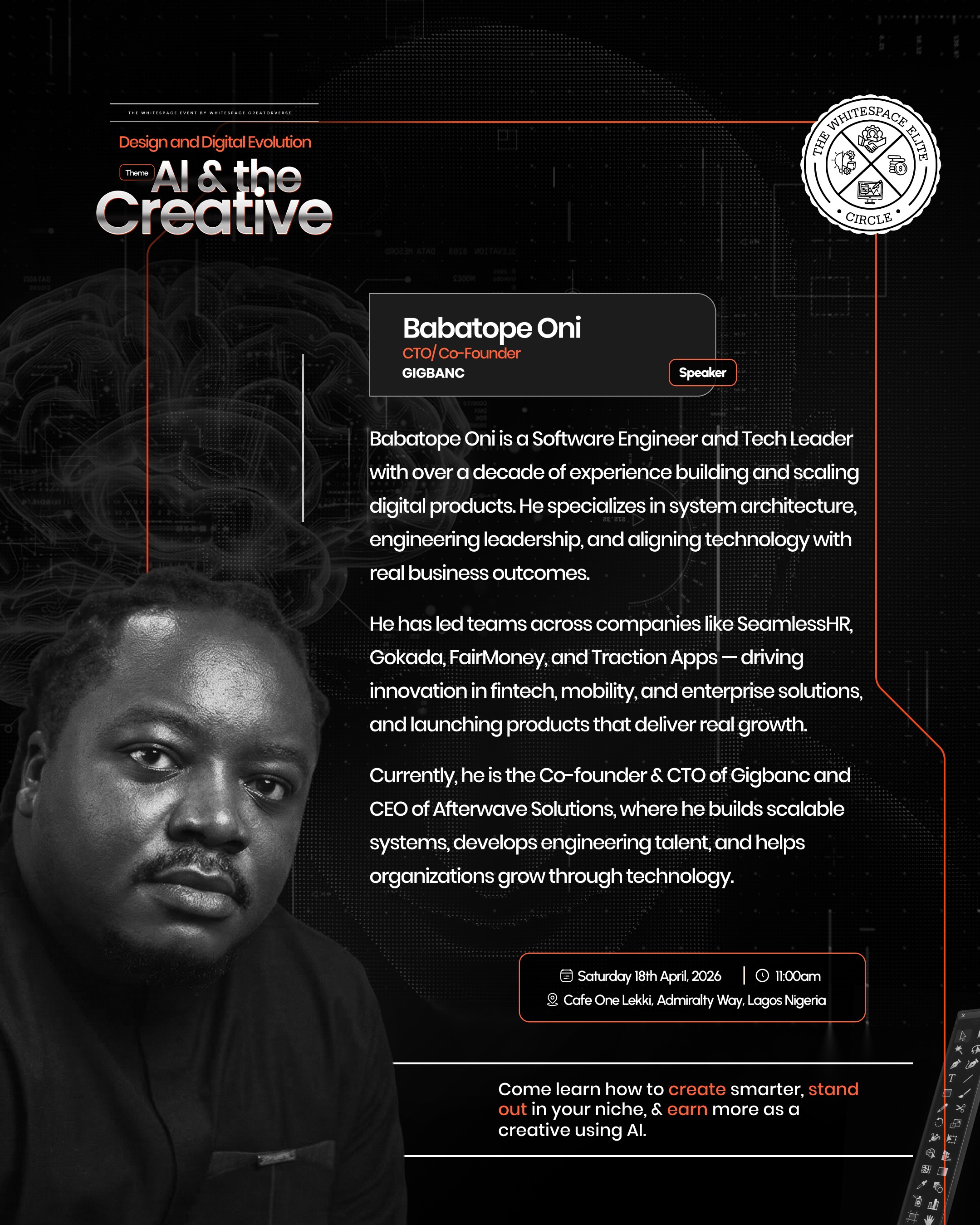 Panel session with Babatope Oni and Oluwafemi Akingbola